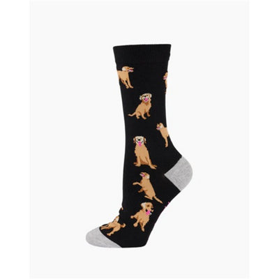 Bamboozld  Sock -  Womens Labrador Black Size 2 - 8