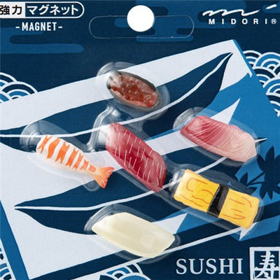 Mini Magnet 6-pce Sushi