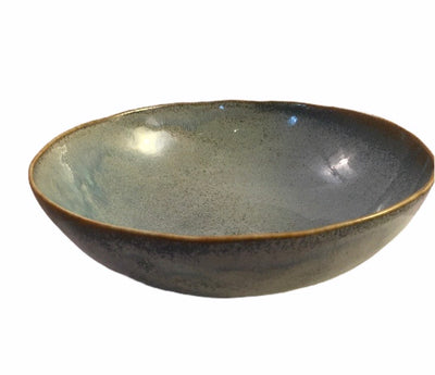 WABISABI Pearl Blue - Medium Oval Bowl