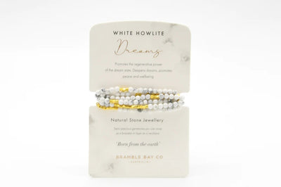 Bracelet White Howlite