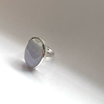 Moon Stone Ring Cabochonned