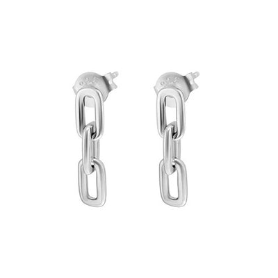 Link Drop Studs Silver