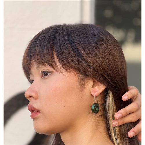 Argola Green Earrings