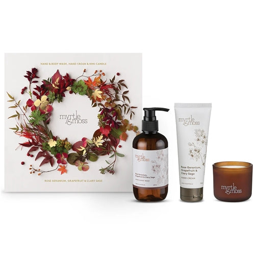 Myrtle & Moss Rose Geranium Christmas Trio