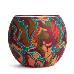 Aboriginal Pilbara Creek Tealight Candle Holder 11cm
