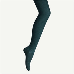 Woman Merino Wool Tights Textured Knit - FERN Tall