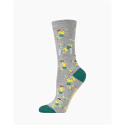 Bamboozld  Sock -  Womens Matildas Soccer Grey 2 - 8