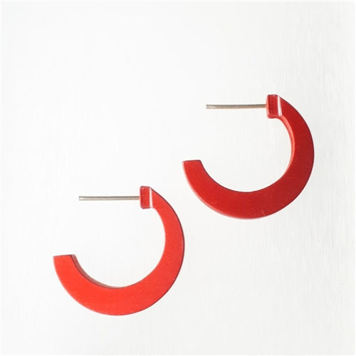 Little Luna Earrings Red