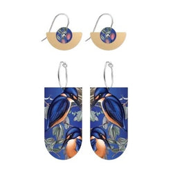 Native Birds Kingfisher Blue Mixer Pack Earring
