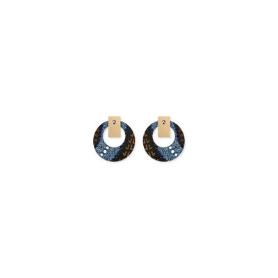 Jellurgal Songlines Small Retro Stud Earrings