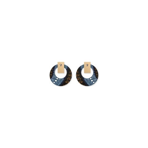 Jellurgal Songlines Small Retro Stud Earrings