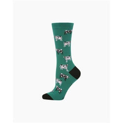 Bamboozld  Sock -  Mens Holy Cow Green Size 7 - 11
