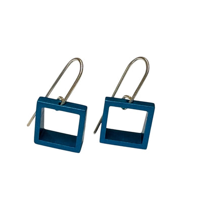 Rhombus Earrings Peacock