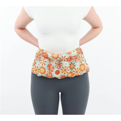 Wrap Around Heat Pack Groovy Flowers Khaki
