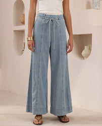 Cotton/Viscose Jeans Blue