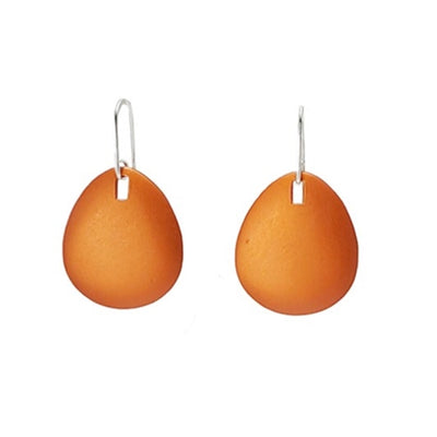 Astra Earrings Small Orange