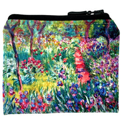 Velour Coin Purse Artist Garden at Giverny