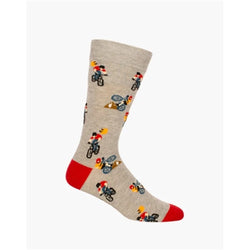Bamboozld  Sock -  Mountain Biker Grey 7 - 11