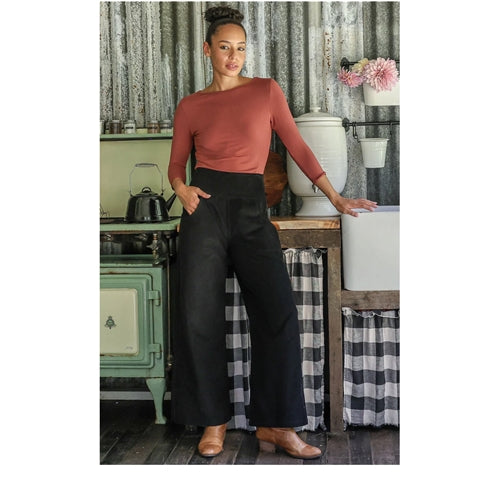 Esta Corduroy Pants Black