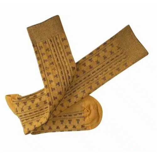 T14 Industry Mustard Merino Wool Socks - One Size