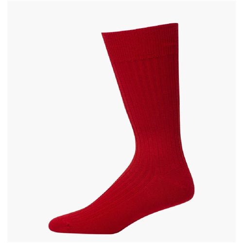 Bamboozld Socks - Non Tight Red Health Socks Medium