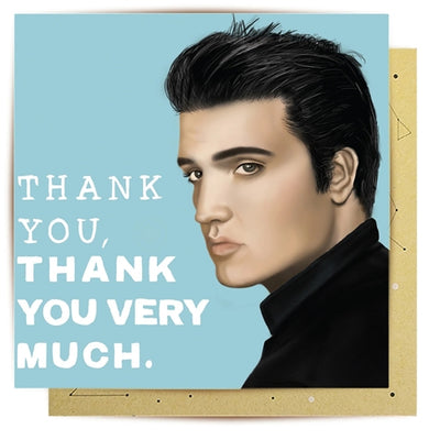 Greeting Card Thank You Elvis