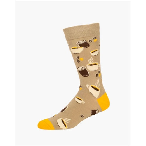 Bamboozld  Sock -  Mens Coffee Beans Size 7-11