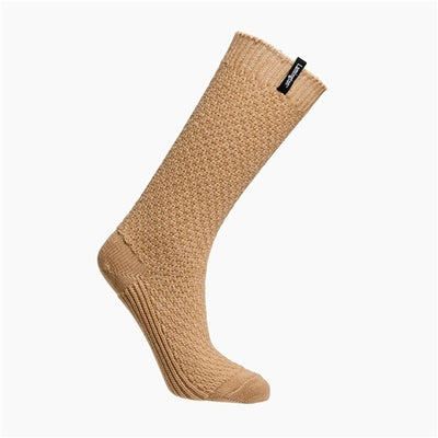 Merino Wool Sunday Socks Chunky Waffle Knit - Woman Size 8-11 Omaha