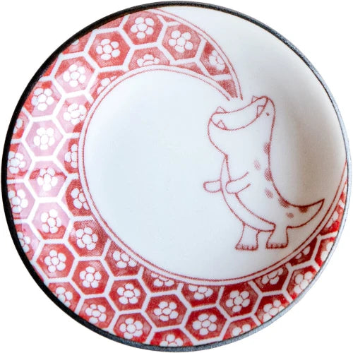 DINOSAUR - dish - red flame
