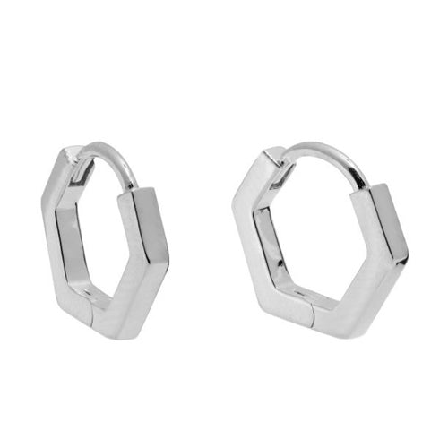 Huggy Hexagon Silver