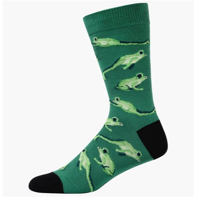 Bamboozld  Sock -  Green Tree Frog 7-11