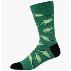 Bamboozld  Sock -  Green Tree Frog 7-11