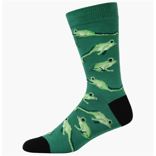 Bamboozld  Sock -  Green Tree Frog 7-11