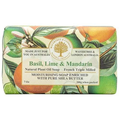 Basil, Lime & Mandarin Soap