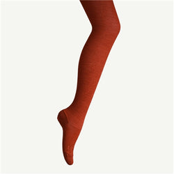 Woman Merino Wool Tights Textured Knit - SPICE Curve