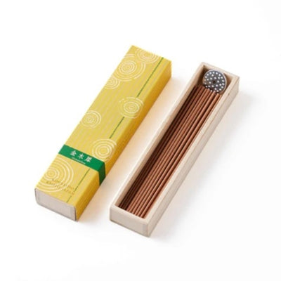 HYAKURAKU Incense  with holder- Othmanthus