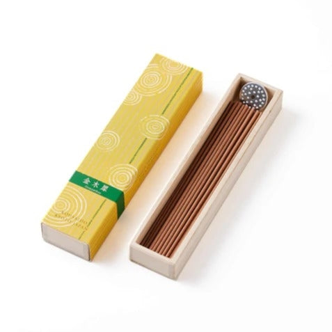 HYAKURAKU Incense  with holder- Othmanthus