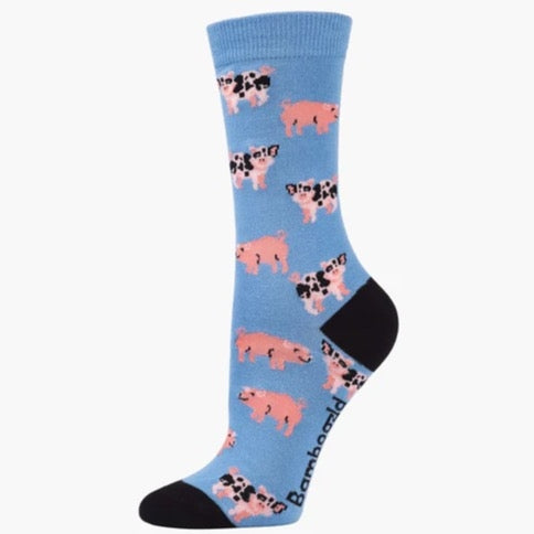 Bamboozld  Sock -  Womens Miss Oink Size 2 - 8