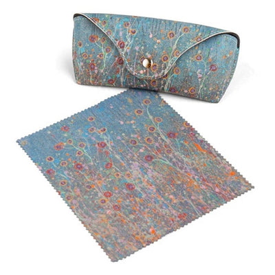 Aboriginal Morning Mist Glasses Case with Snap Button