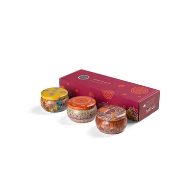 Aboriginal Dreamtime Blooms Candle Tin Pack