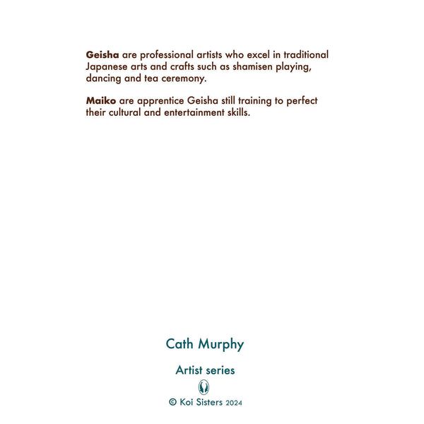 Koi Sisters Card - Geishas