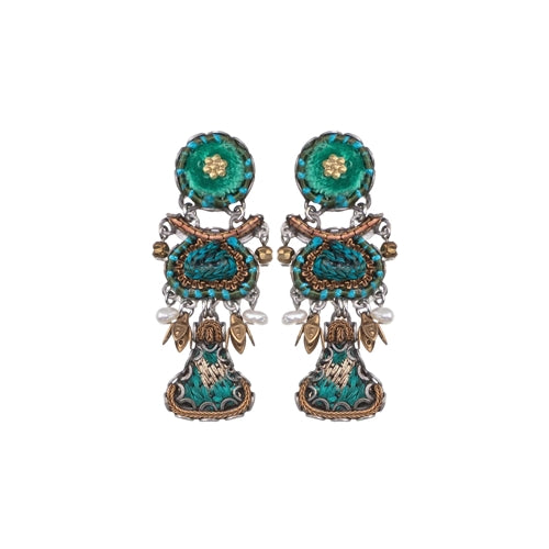 Ayala Bar Royal Velvet Set, Hikaru  Earrings