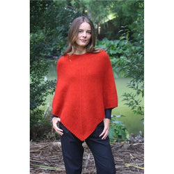 Plain Poncho Pumpkin
