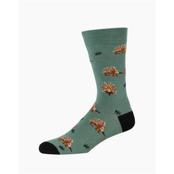 Bamboozld  Sock -  Echidna Khaki 7 - 11