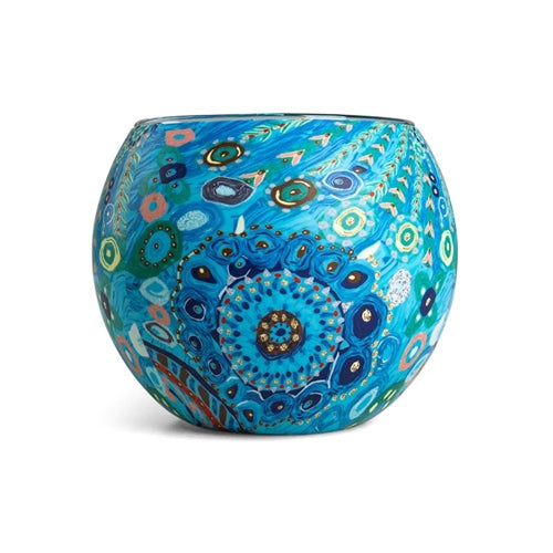 Aboriginal Girambit Candle Holder Medium 11cm