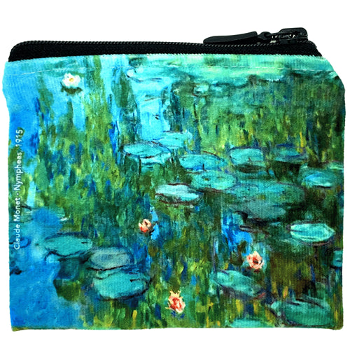 Velour Coin Purse Nympheas