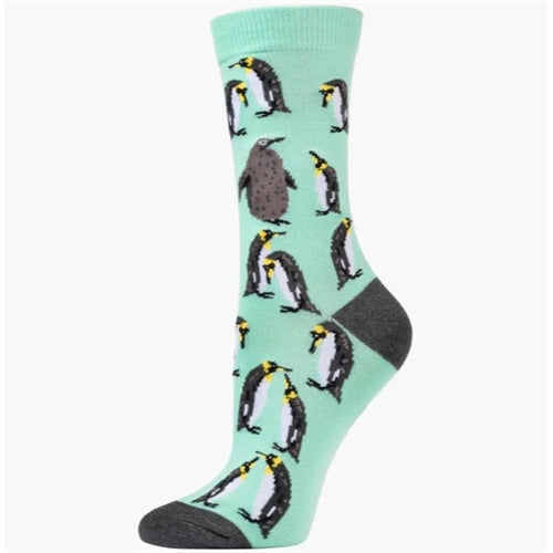 Bamboozld  Sock -  Womens King Penguin - Mint 2 - 8