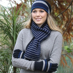 Accent Stripe Beanie Lagoon