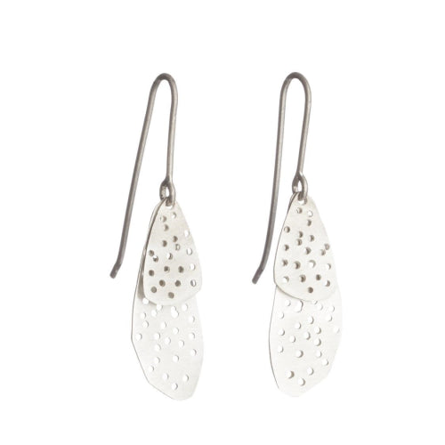 Shabana Jacobson - 2 Drop Earrings Silver