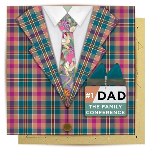 Greeting Card Father Suit